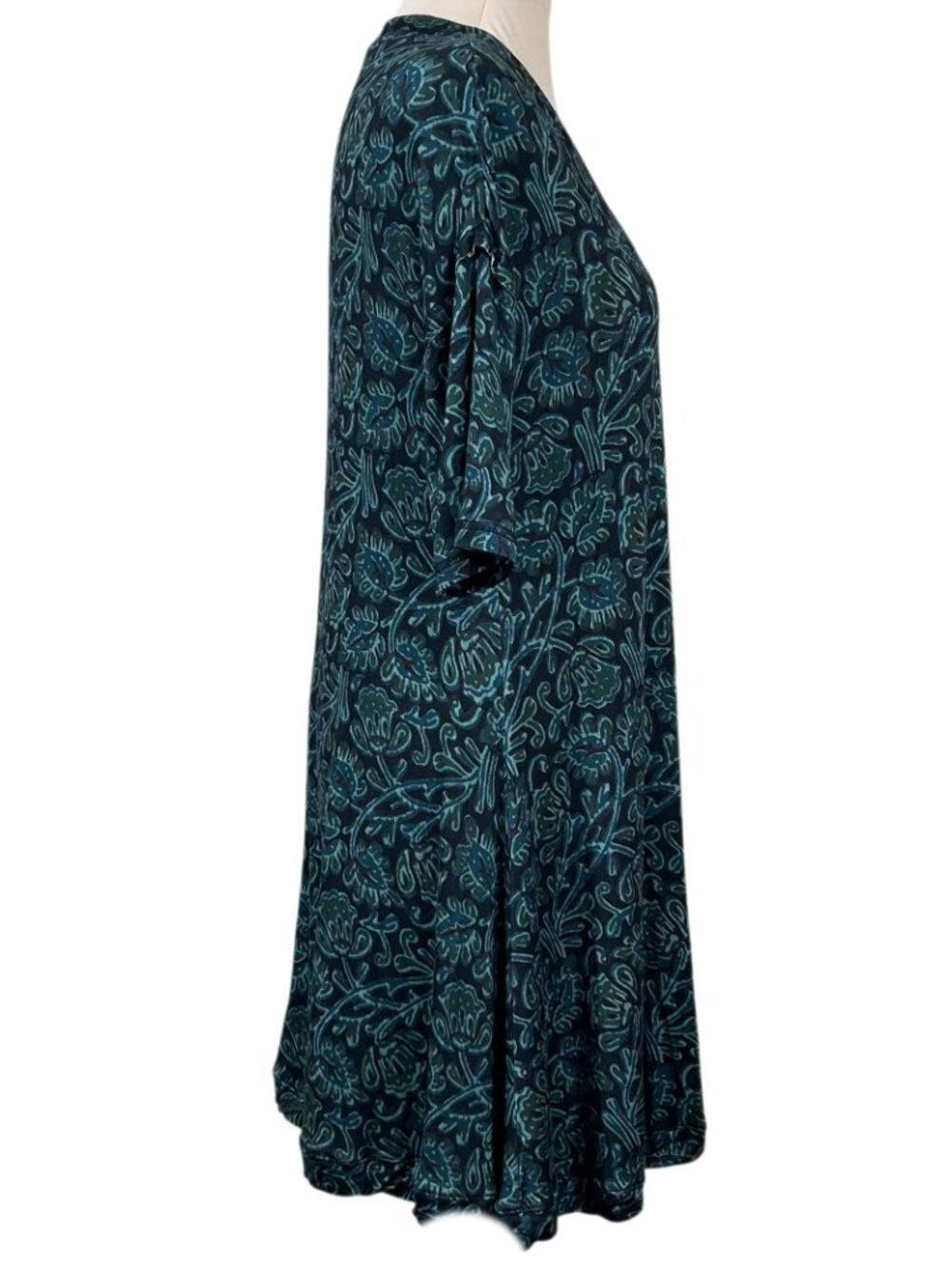 Natural Life NWT Green Blue Floral Soft Lightweight Dress Size S - Picture 2 of 11